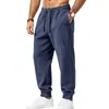 2026 Pantalones Deportivos Jogger de Punto con Cintura Elástica y Cordón para Hombre, Capa de Aire de Ante Transfronteriza, Felpa Cepillada