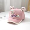 Gorra de bebé de primavera, nueva gorra de sol para niños, linda gorra de béisbol de avión para niño, gorra de sol con oso
