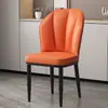 Cadeira de Jantar Nórdica Casa Moderna Simples Cadeira com Encosto Cadeira de Restaurante de Luxo Leve Cadeira para Mesa de Jantar de Hotel Banqueta de Mesa