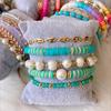 Pulseira DIY Feita à Mão de Pérola Natural Adequada para Estilo Europeu e Americano Popular na Internet Corrente Nariz de Porco Empilhada Estilo Étnico Pulseira de Contas
