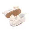 Zapatos para Niña Pequeña BXC3067 Serie Princesa Algodón Color Sólido Bordado Decoración de Moño Antideslizante Suela Suave para Bebé