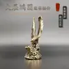Águia de Latão Sólido Asas de Águia Retrô Grande Exibição Artesanato Decorativo para Casa Pet de Chá para Desktop Pequenos Enfeites