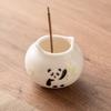 Panda Pintado a Mano Inserto de Incienso Quemadores de Incienso Individuales de Alta Calidad Hogar Interior Cerámica para Té Accesorios Línea Simple Base para Incienso