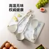 Espátula de Silicone Espátula Doméstica Antiaderente Especial Grau Alimentício Resistente a Altas Temperaturas Espátula de Cozinha Utensílios de Cozinha Colher de Sopa Conjunto de Três Peças