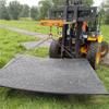 Material PEAD Anti-Esmagamento Proteção de Gramado Fabricante de Placa de Estrada Almofada de Estrada Temporária Antiderrapante Polietileno Placa Base de Estrada