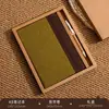 Cuaderno Patchwork de Posos de Café Ecológico Transfronterizo A5 Cuaderno de Negocios de Corcho Regalo Corporativo con Logo Personalizable