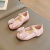 Zapatos de Princesa para Niñas Primavera y Otoño 2026 Estilo Nuevo Zapatos de Cuero con Suela Suave y Lazo para Niños Pequeños y Bebés, Elegantes Zapatos Individuales para Niños