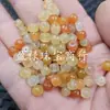 Contas de Jade de Seda Dourada de Hotan, Xinjiang, Contas Soltas, Jade de Quartizito Laranja, Pulseira Lulutong, Colar, Contas para Joias