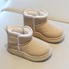 Botas de Nieve para Niños 2026 Invierno Nuevo Estilo Botas Cortas para Niños con Forro Polar y Acolchadas Botas de Algodón para Niñas Cálidos Zapatos de Algodón para Bebé