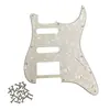 Panel de guitarra eléctrica de 11 agujeros para uñas, placa protectora de 11 agujeros, single single double ST mefen moffen panel, accesorios de instrumentos musicales multicolor