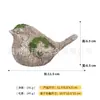 Enfeites de Paisagismo Externo, Decorações de Pássaros de Pedra, Artesanato de Resina, Decorações Simples para Sala de Estar, Varanda, Jardim e Pátio