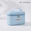 Bolsa de Maquillaje Personalizada Estilo Coreano Fresca y Linda, Neceser Multifuncional con Compartimentos, Bolsa de Almacenamiento Portátil de Gran Capacidad