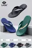 Chanclas Casuales para Hombre para Uso en Casa, Chanclas de Moda con Suela Suave de PVC, Pantuflas de Viaje, Zapatos de Playa para Estudiantes