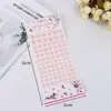 Adesivos DIY de Céu Estrelado Coloridos Grandes Transfronteiriços, Adesivos de Pedras Preciosas, Adesivos de Recompensa de Coração, Adesivos de Diamante para Rosto de Cristal