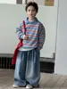 Ropa infantil Zhili pantalones vaqueros para niños 2026 otoño nuevo pantalones largos casuales para niños pantalones de moda para bebés niños primavera y otoño