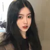 Peluca Lista para Usar para Mujer, Cabello Largo y Liso, Flequillo Central, Entrega Rápida, Peluca a la Cintura, Hecha en China, Fibra de Alta Temperatura, Flequillo Lateral
