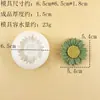 Molde de Silicone Flor de Girassol Grau Alimentício DIY Aromaterapia Gesso Pingente de Carro Molde de Fondant Chocolate