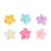 Horquilla para el pelo pequeña, fresca, hecha a mano, multicolor, con diseño de flor de melocotón dulce, para hacer tú mismo, hecha a mano, para joyería, accesorios de resina con pegamento en crema.