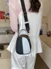 Bolsa de Mão Patchwork Colorido em Jeans para Mulheres Nova Moda Nicho Primavera/Verão 2026 Bolsa de Ombro Bolsa Transversal Casual