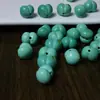 Acessórios Inlaid Coração de Pêssego Turquesa Magnesita Acessórios de Brinquedo Joias DIY E141