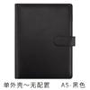 En existencia Cuaderno de hojas sueltas A5 Macaroon Bloc de notas de cuero PU con hebilla Hojas sueltas Estuche extraíble para hojas sueltas