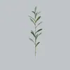 Folha de oliveira simulação planta verde flor única loja de flores arranjo de flores cena de casamento material de correspondência decoração flor de simulação folha de flor atacado transfronteiriço
