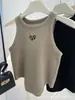 Dopamine Ropa de Verano Camisola de Punto Bordada Americana para Mujer Ajustada Adelgazante Corta Irregular