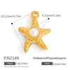 Accesorios Transfronterizos de Acero Inoxidable Incrustaciones de Diamante Piedra Natural Serie Playa Océano Colgante de Pulpo Joyería Fina de Oro de 18 Quilates