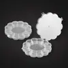 Caja transparente de girasol con 13 compartimentos, caja de plástico para cuentas, nuevo producto creativo para guardar perlas para decoración de uñas, aretes, anillos y cuentas