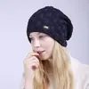 Gorro de Punto con Forro Polar Plisado Estilo Nuevo Europeo y Americano para Hombres y Mujeres, Gorro Holgado de Lana Tejida con Patrón Ondulado para Otoño e Invierno, Protector de Orejas, Antifrío