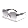 Gafas de Sol Leiren Transfronterizas Nuevo Modelo Una Pieza Cuadrado Grande Estilo Remaches para Sol al Aire Libre para Hombres y Mujeres, Gafas de Sol Estilo Urbano Personalizadas