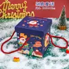 Caja de Regalo Navideña de Dibujos Animados Caja de Empaque para Manzana de Nochebuena Premio de Clase Regalo Souvenir Navideño para Estudiante