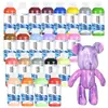 Fornecimento direto da fábrica pigmento acrílico de alto brilho 60ml pintura fluida diy chaveiro artesanal pigmento urso violento
