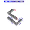 Bisagra Oculta Invisible Ajustable con Amortiguación y Buffer, Accesorios de Ferretería para Puertas de Gabinete Ocultas de Alta Resistencia
