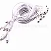 Cabo de Alimentação DC Branco de 5m Cabo de Extensão DC Conector Macho e Fêmea DC 5.5X2.1 Cabo de Extensão DC