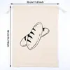 Bolsas de Algodón Puro con Cordón al por Mayor, Bolsas para Guardar Pan Baguette de Trigo, Bolsas de Empaque Reutilizables 100% Algodón, Personalizables