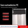 Sacos de Embalagem PE Personalizados, Sacos Selantes Autoadesivos, Sacos Plásticos para Armazenamento de Roupas, Sacos de Filme Autosselantes, Espessos e Duráveis