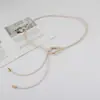 Corda de Couro PU Couro Sintético Feminina Corrente de Cintura Feminina Temperamento Nó Sem Furo Cinto Luxo Leve Nicho Decoração Dropshipping Transfronteiriço