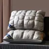 Almohada de Pluma de Terciopelo Hilton No Se Aplasta Almohada para el Cuello para Adultos Par Dormitorio Individual Solo