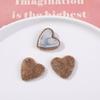 Otoño e Invierno fieltro de lana vintage corazón de durazno amor hebilla de bolso parche DIY tocado accesorios para el cabello horquilla accesorios femeninos material al por mayor
