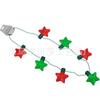 Collar Navideño Cool Lester Nuevo Cadena de Luces Parpadeantes LED 7 Estrellas Estrella de Cinco Puntas Luminosa Best-Seller Transfronterizo