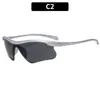 Deportes al Aire Libre Montañismo Esquí Gafas de Sol plateadas Gafas Protectoras Gafas de Sol a Prueba de Viento Modernas Geniales para Correr Montaña para Hombres y Mujeres