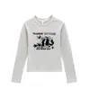 Blusa Branca de Gola Redonda e Manga Longa para Mulheres, Nova Tendência de Design de Nicho Estilo Americano, Corte Justo, Camada Base para Primavera e Outono