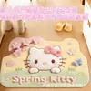 Tapete de Chão de Terra de Diatomáceas Cartoon Hello Kitty, Sucesso de Vendas no Tiktok Secagem Rápida Absorvente de Água Antiderrapante, Resistente à Sujeira e ao Desgaste Tapete para Porta de Entrada