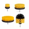 Venta al por mayor de fábrica limpieza cabezal de cepillo para taladro eléctrico limpieza de muebles coche set de cepillos eléctricos de limpieza cepillo de pelo para taladro eléctrico