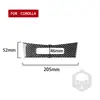 Adequado para Toyota Corolla 07-13, manopla de câmbio interna em fibra de carbono, painel de maçaneta de porta, acessórios