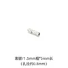 Prata Esterlina S925 Flor de Gipsofila Tubo Espaçador Tubo Reto Pulseira de Pérolas Colar Acessórios de Prata com Contas Feitos à Mão DIY