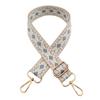 Nueva correa de hombro ancha con diseño de jacquard de diamantes de colores, gruesa y larga, accesorios para bolsos, correa para bolso cruzado.