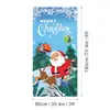 Amazon Transfronterizo Cubierta de Puerta Navideña Merrychristmas Elementos de Grinch Bandera Colgante Cortina de Puerta