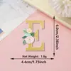 Patches de Tecido com Letras do Alfabeto Inglês 26 Letras, Venda Quente Transfronteiriça, Patches Bordados Autoadesivos para Decoração de Mala de Viagem, Patches de Letras